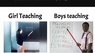 Girls Teaching vs Boys Teaching Memes Reaction Video  Memes Reaction Video [upl. by Leighton]