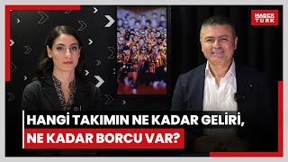 Galatasaray Fenerbahçe Beşiktaş Trabzonspor Hangi takımın ne kadar geliri ne kadar borcu var [upl. by Mildred]