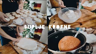 RECEPT ZA STARINSKE SUPLJE KROFNE  Sestra je to odradila kako treba 🫶🏻 [upl. by Loleta]