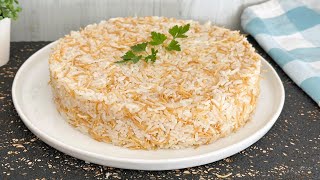 la meilleure recette du riz aux vermicelles طريقة عمل الرز بالشعيرية [upl. by Idnas]