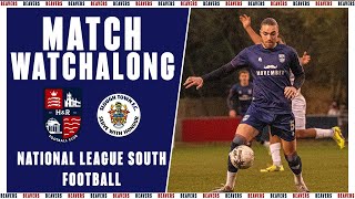 LIVE WATCHALONG  Hampton amp Richmond v Slough Town  National League South [upl. by Nuawd]