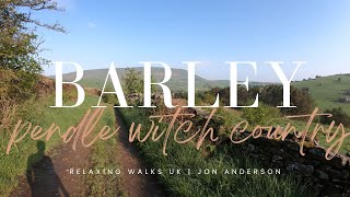 English Countryside Walk Around Barley Pendle  Early Morning Walk  4K [upl. by Lzeil590]