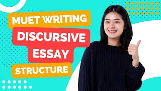 MUET Discursive essay structure [upl. by Hatnamas459]