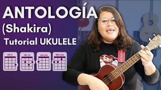 Antologia Shakira  Tutorial Ukulele Play Along [upl. by Muhan]