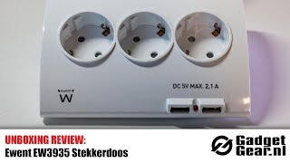 Unboxing Review Ewent EW3935 Stekkerdoos [upl. by Sarena]