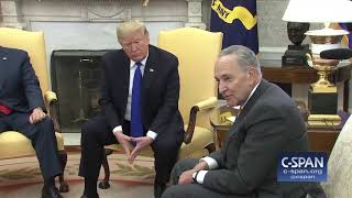 FULL VIDEO President Trump Rep Nancy Pelosi and Sen Chuck Schumer CSPAN [upl. by Rattray]