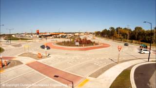 Shawano Avenue Taylor Street Roundabout  Green Bay Wisconsin [upl. by Moyna]