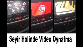 Fiat Fiorino ve Fiat Doblo Video Oynatma Seyir Halinde [upl. by Nawotna]