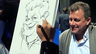 Live Caricature Compilations by Schnellzeichner Xi  Karikaturist für Events [upl. by Wiltz437]