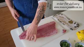 Yellowtail part 1 portioning and skinning [upl. by Airt]