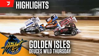 Deuces Wild Thursday  2024 High Limit Racing at Golden Isles Speedway [upl. by Repmek]