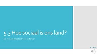 4tl 53 Hoe sociaal is ons land [upl. by Idnahk]