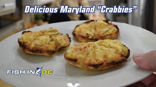 Delicious Maryland quotCrabbiesquot Recipe [upl. by Ihab]