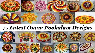 Latest Onam Pookalam Designs  Athapookalam  Simple Pookalam Design  Pookolam 2024  onam [upl. by Felizio]