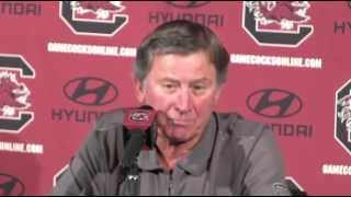 Steve Spurrier previews Georgia game [upl. by Fogg]