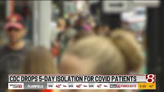 CDC drops 5day isolation for COVID patients [upl. by Dorcas]