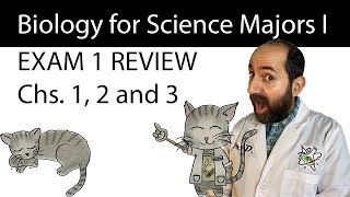 BIOL 1406 Exam 1 Review  Chapters 1 2 and 3 [upl. by Nollie541]