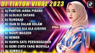 DJ TIKTOK TERBARU 2023  DJ JANDA PIRANG X DJ ALOLOLO SAYANG REMIX [upl. by Mano118]