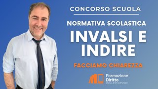 INVALSI e INDIRE facciamo chiarezza [upl. by Ladnar]