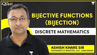 Bijective FunctionsBijectionDiscrete Mathematics  JEE Maths  JEE  Function  Ashish Khare Sir [upl. by Emory]