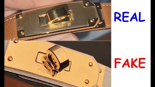 Real vs fake Hermes belt How to spot original Hermes Kelly 18 belt [upl. by Atthia]