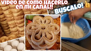 Buñuelos de viento la receta del batido [upl. by Akcire431]