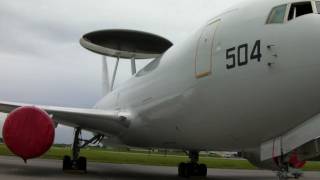 【レーダーが回転】航空自衛隊 早期警戒管制機 Boeing E767 AWACS aircraftJASDF [upl. by Levitus]