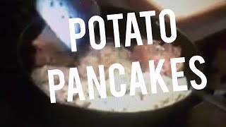 Potato Pancakes Recipe Matzo Meal Latke How to Latkes Austrian Chef [upl. by Jael]