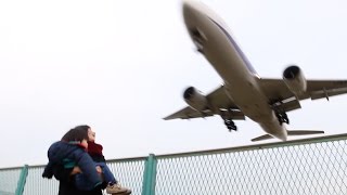 飛行機が近くで見られる伊丹スカイパークと千里川土手に行ってきた Airplanes from Itami Aiport [upl. by Perni557]