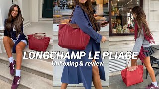 LONGCHAMP LE PLIAGE BAG UNBOXING amp HONEST REVIEW WATCH BEFORE YOU PURCHASE [upl. by Atwood202]