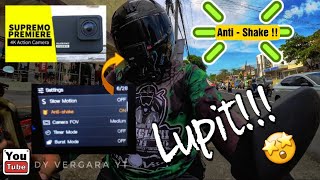 Supremo Premiere 4K action cam  may ANTI  SHAKE   the BEST [upl. by Yam]