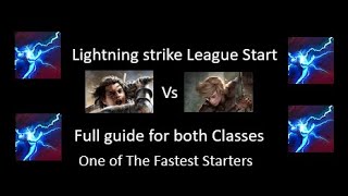 Lightning Strike League Start Guide  SlayerWarden  325 PoE [upl. by Assirahs]