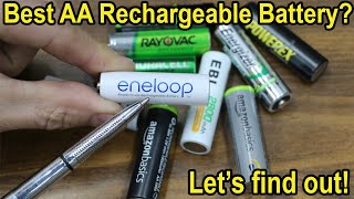 Which AA Rechargeable Battery is Best after 1 Year Lets find out Eneloop Duracell Amazon EBL [upl. by Eirot23]