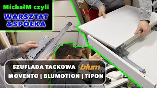 Szuflada tackowa BLUM MOVENTO TIPON BLUMOTION  Montaż [upl. by Eidnew748]