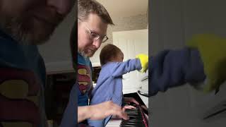 Summertime Gershwin baby piano duet [upl. by Debra37]