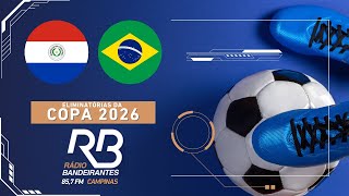 🔴 Paraguai x Brasil  Eliminatórias da Copa  10092024  Rogério Assis [upl. by Aracot]