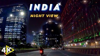 Knowledge city Night View 4K Drive City Tour  T Hub Hyderabad INDIA [upl. by Lothaire]