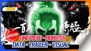 ONE PIECE  MONSTER  VEJA O VISUAL OFICIAL E A DATA DA ADAPTAÇÃO [upl. by Munn]