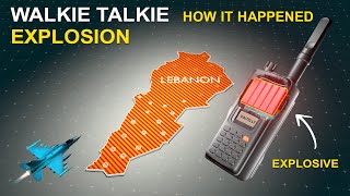 How Lebanon Walkie Talkie Explosion Happened Israeli Airstrikes israel hezbollah [upl. by Ladonna]