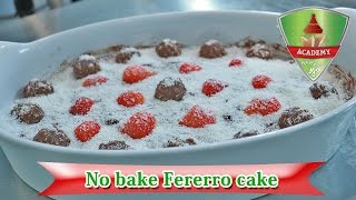 Koken met Mo Academy  Recept No Bake Ferrero Cake [upl. by Ailedamla]