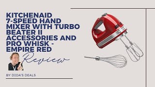 KitchenAid 7Speed Hand Mixer with Turbo Beater Review [upl. by Yasmine546]