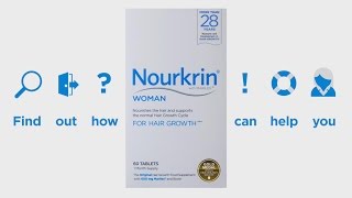 Nourkrin® Woman is your solution to hair loss and all types of hair growth disruption [upl. by Perice]