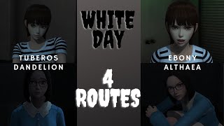 White Day  Sung Ah and Ji Hyeon Endings One full run [upl. by Llenyr]