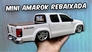 MONTEI UMA MINI AMAROK DE PLÁSTICO REBAIXADA [upl. by Nreval460]