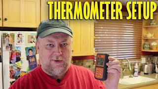 Programming The Wireless Digital Thermometer For Your Smoker Or Grill [upl. by Anahsar821]