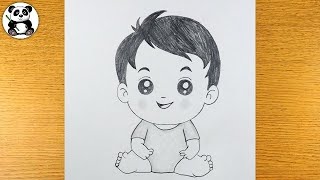 Cute boy art pencil drawings  소년을 그리는 방법 TaposhiartsAcademy [upl. by Annaul]