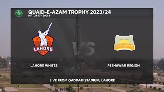 Live  Lahore Whites vs Peshawar  Day 4  Match 17  QuaideAzam Trophy 202324  PCB [upl. by Derag961]