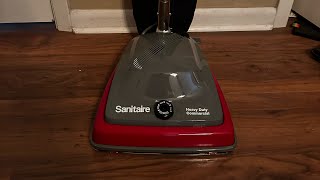 Sanitaire SC679K Unboxing and vacuuming [upl. by Nilcaj]