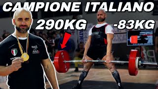 SONO CAMPIONE ITALIANO DI POWERLIFTING  ORO E RECORD [upl. by Nylidnarb446]