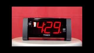 Timex T235B Extra Large Display Clock Radio w Dual Alarms [upl. by Ecraep]